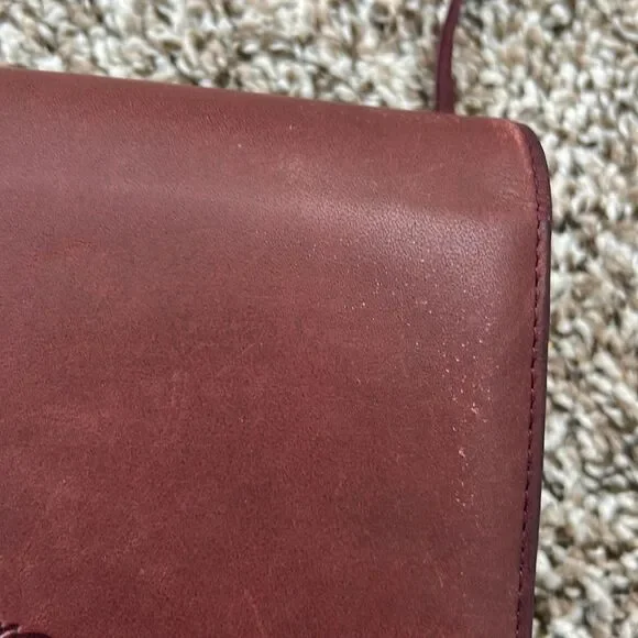 Vintage Buxton Cowhide Crossbody Wallet Purse - Picture 3 of 13